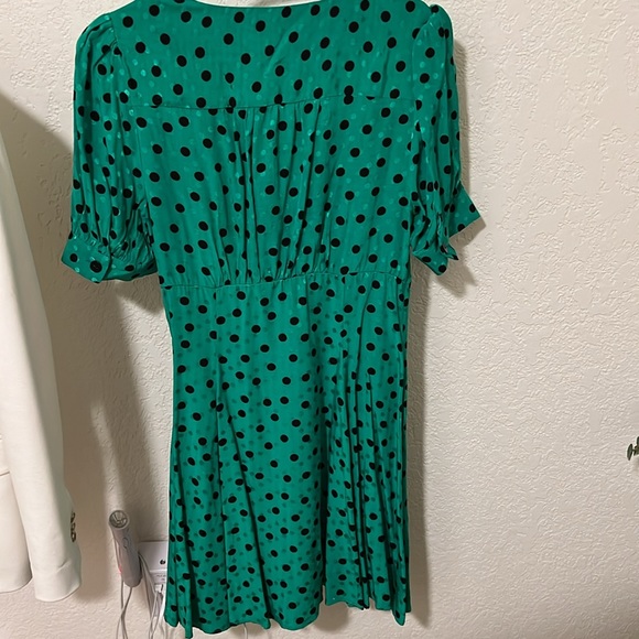 Topshop Spot Swing Tea Dress Size 6 - Picture 7 of 7